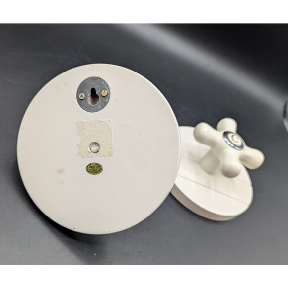 Pair Vintage Style Hot And Cold Faucet Handle Towel Hooks Wall Mount Bathroom - Picture 3 of 5